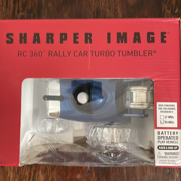 Sharper Image Toys Sharper Image Rc 36 Rally Car Turbo Tumbler Blue